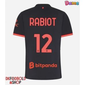 AC Milan Adrien Rabiot #12 Tredje trøje Dame 2026-27 Kort ærmer AC Milan Adrien Rabiot #12 Tredje trøje Dame 2026-27 Kort ærmer